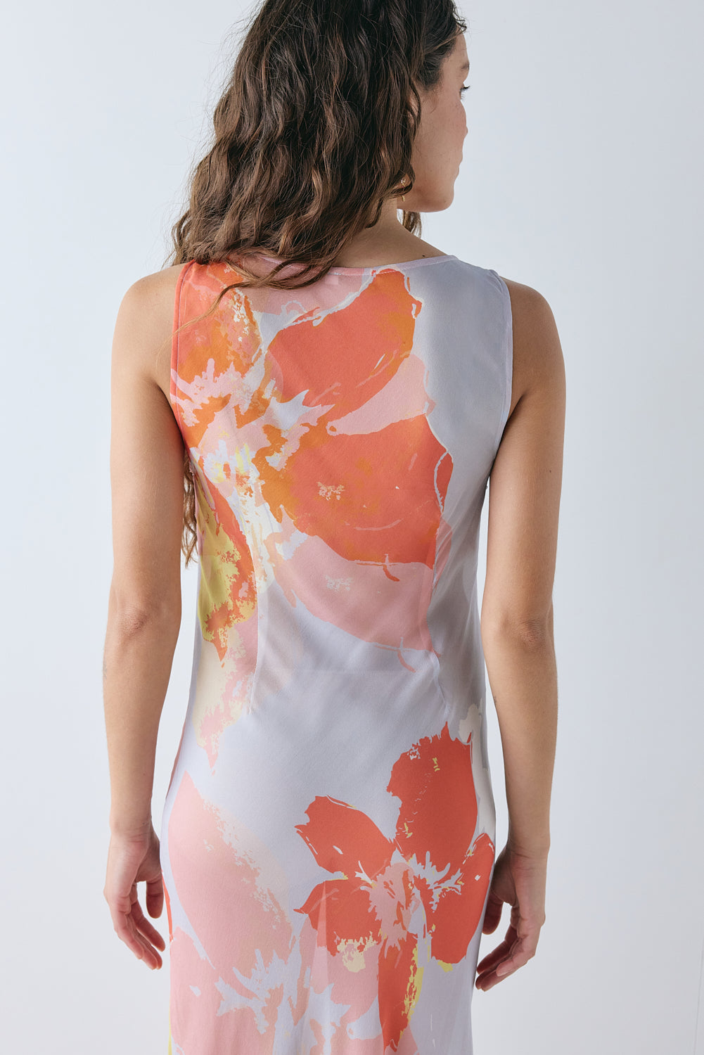 Odessa Sheer Maxi Dress Heat Wave
