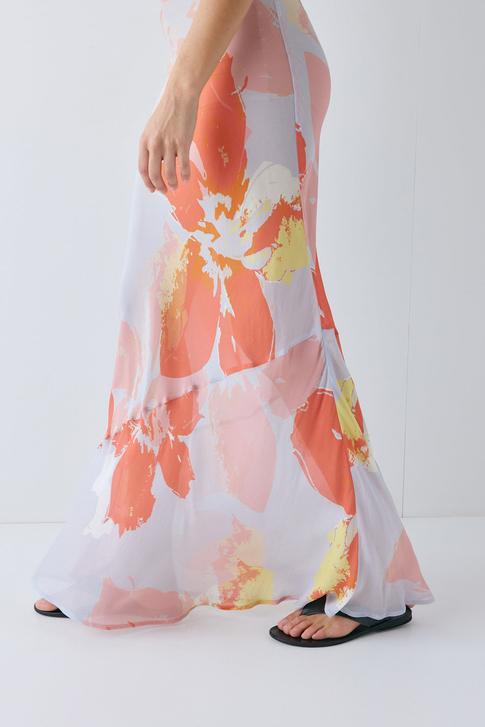 Odessa Sheer Maxi Dress Heat Wave
