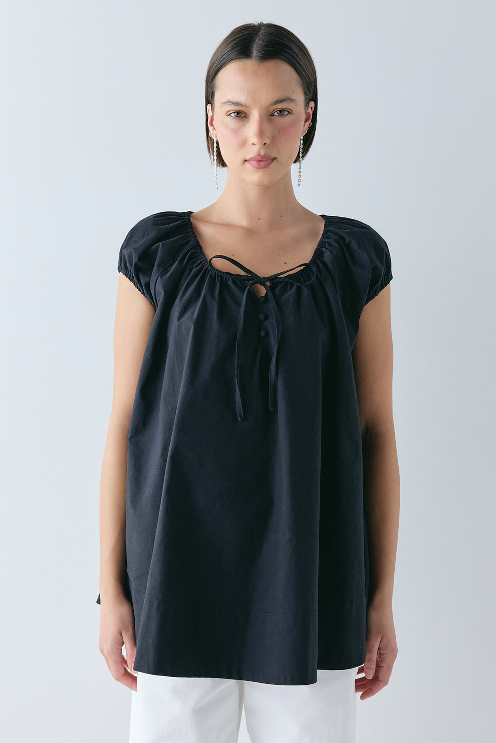 Gracie Tunic Top Black