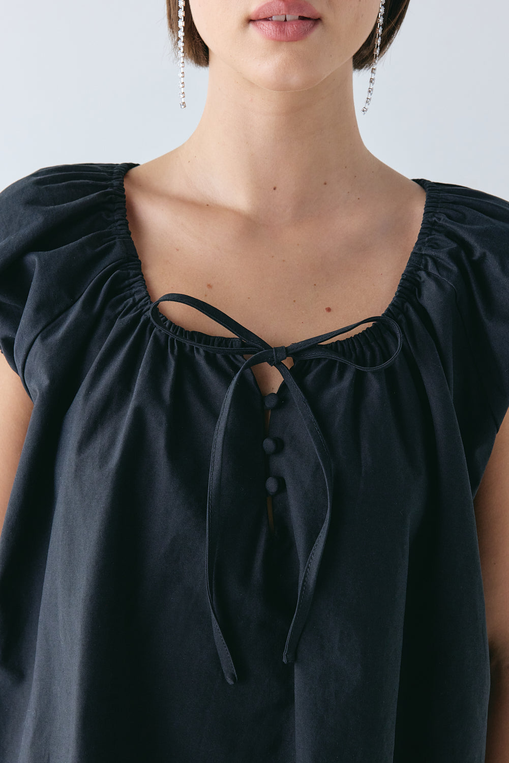 Gracie Tunic Top Black