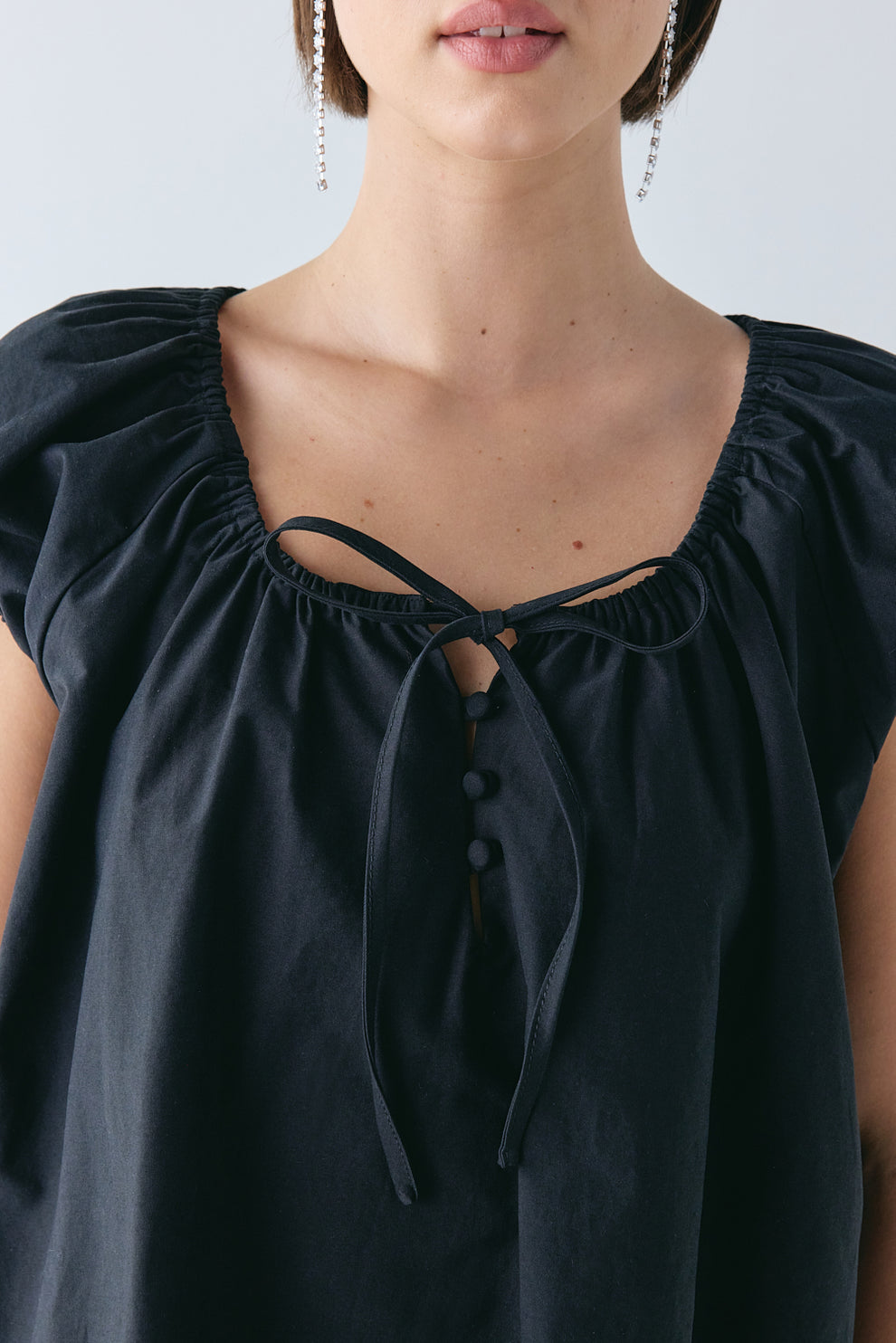 Gracie Tunic Top Black