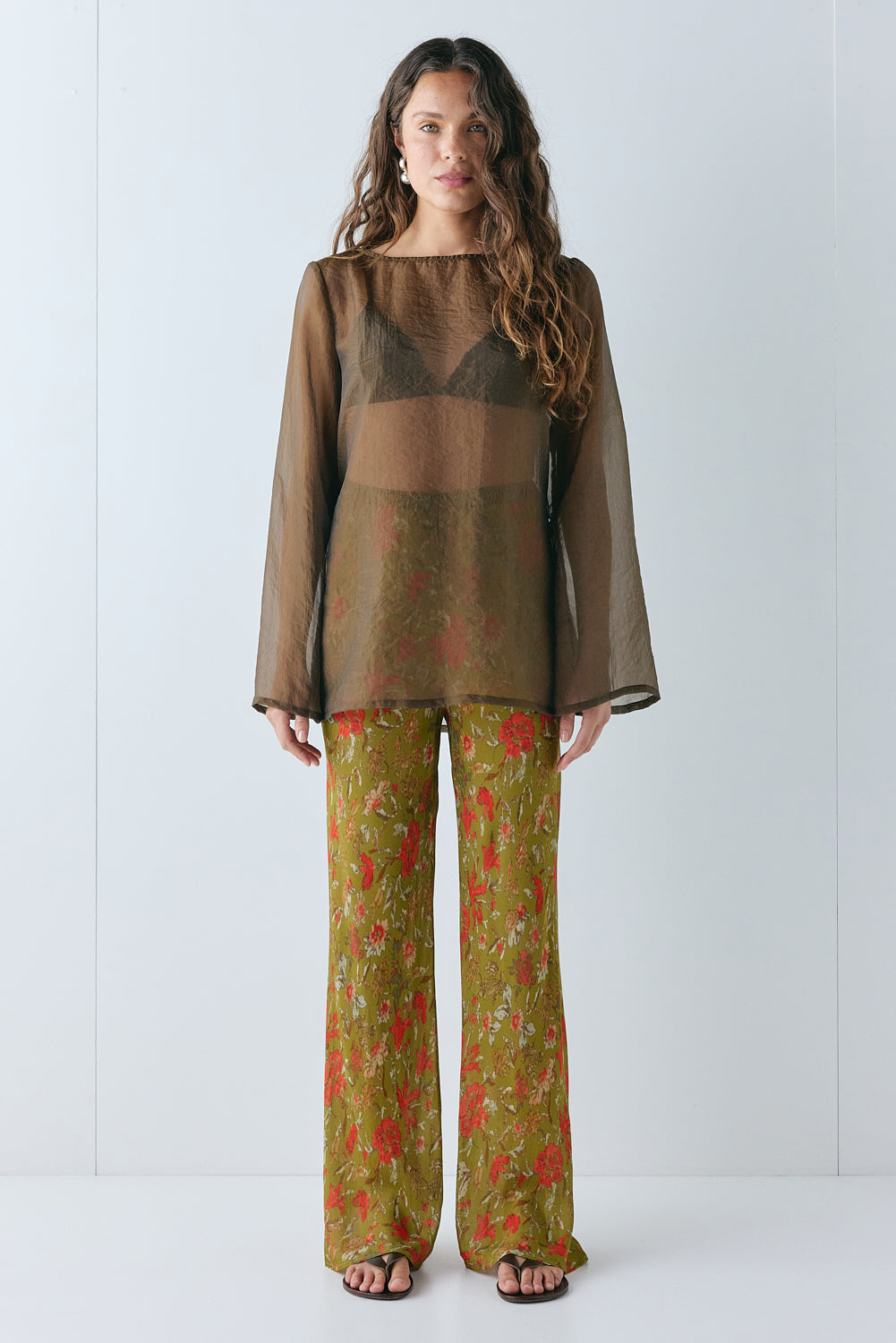 Remi Sheer Pants Floret