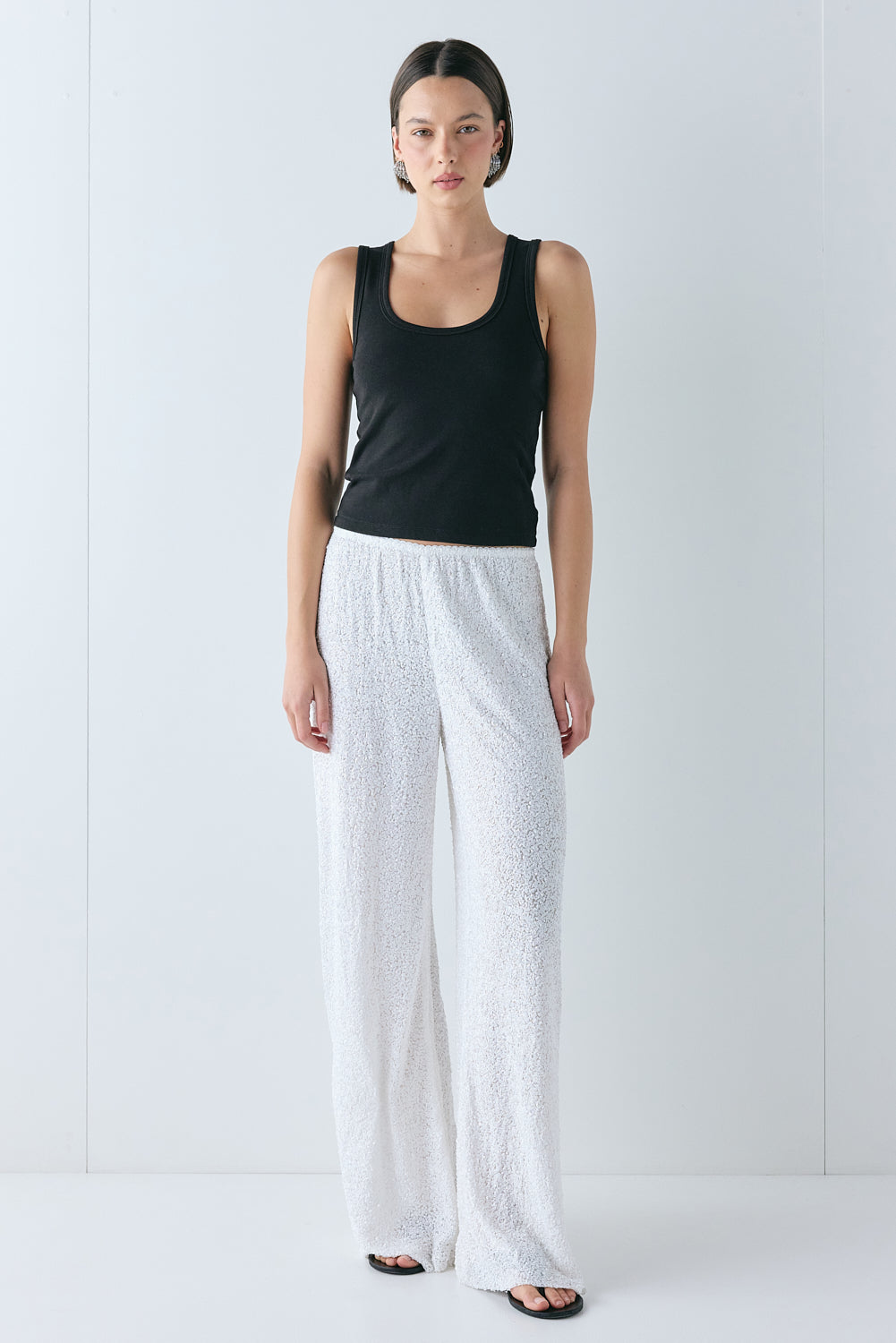 Archer Sequin Pants White - size:Alida:AU 6 / US 2