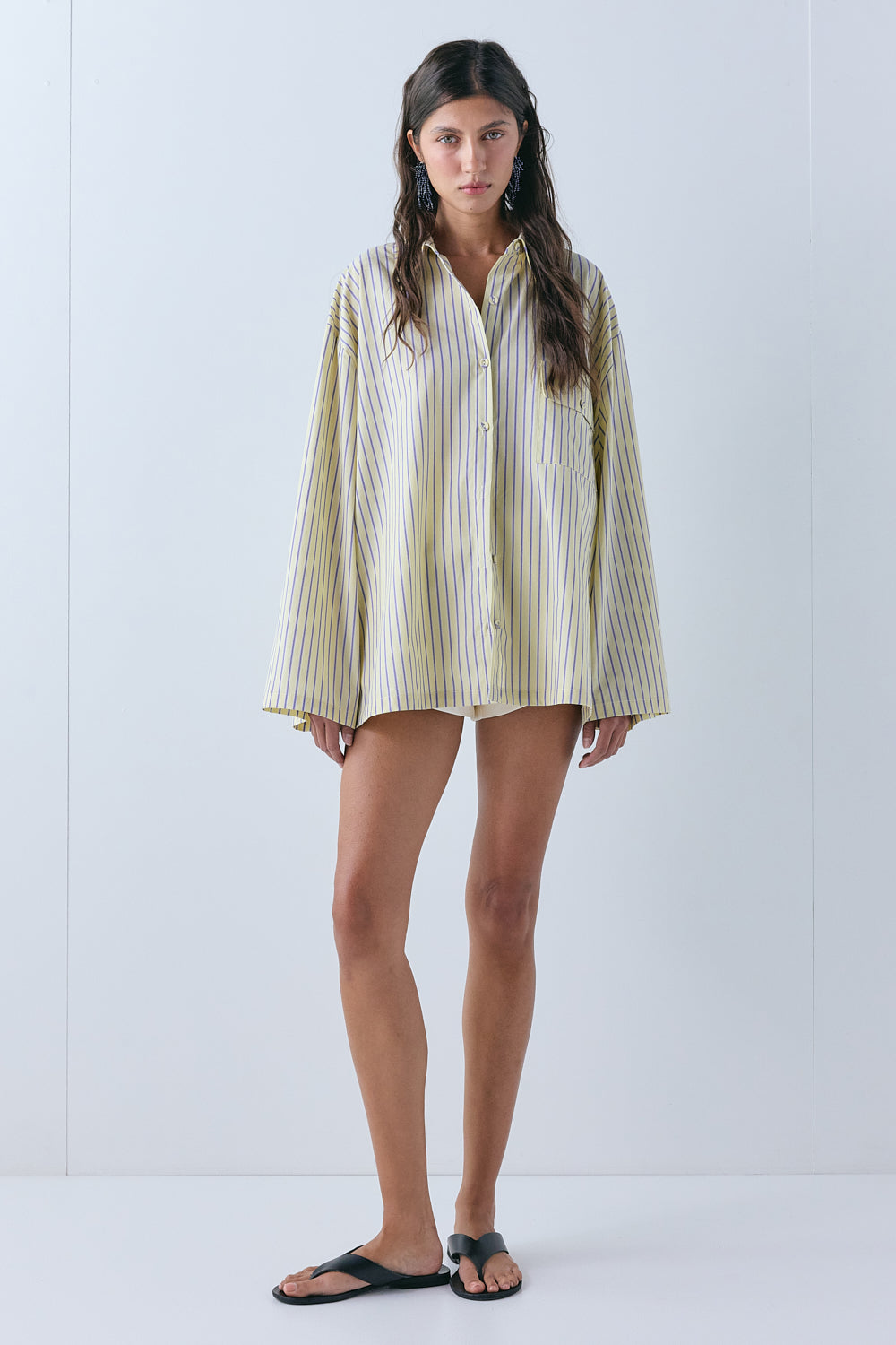 Vale Shirt Yellow Stripe