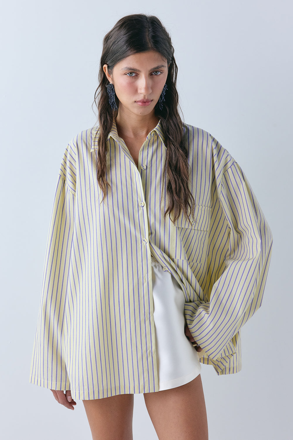 Vale Shirt Yellow Stripe