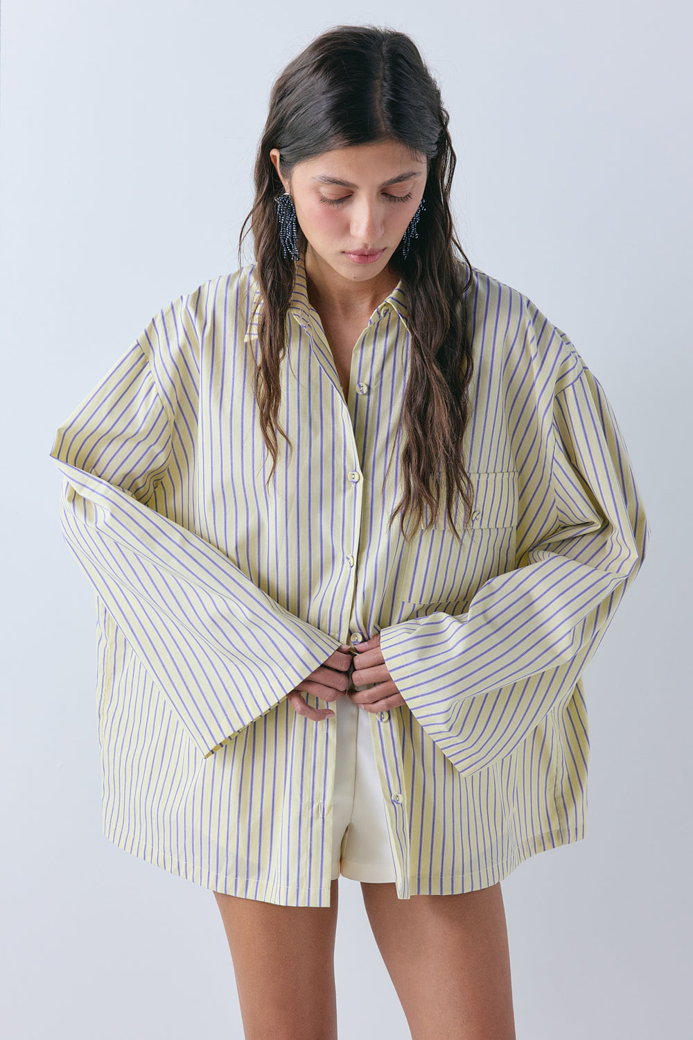 Vale Shirt Yellow Stripe