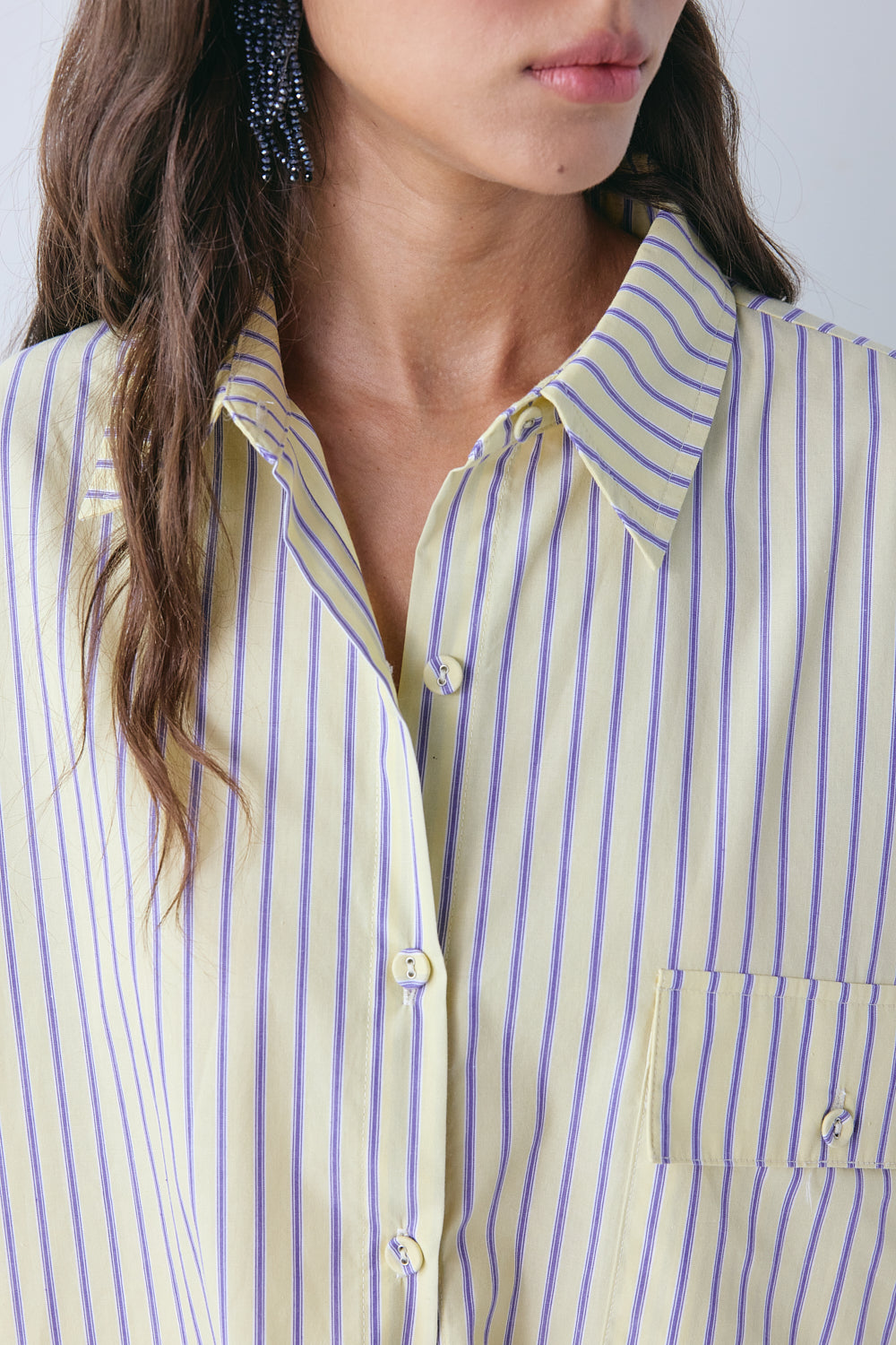 Vale Shirt Yellow Stripe