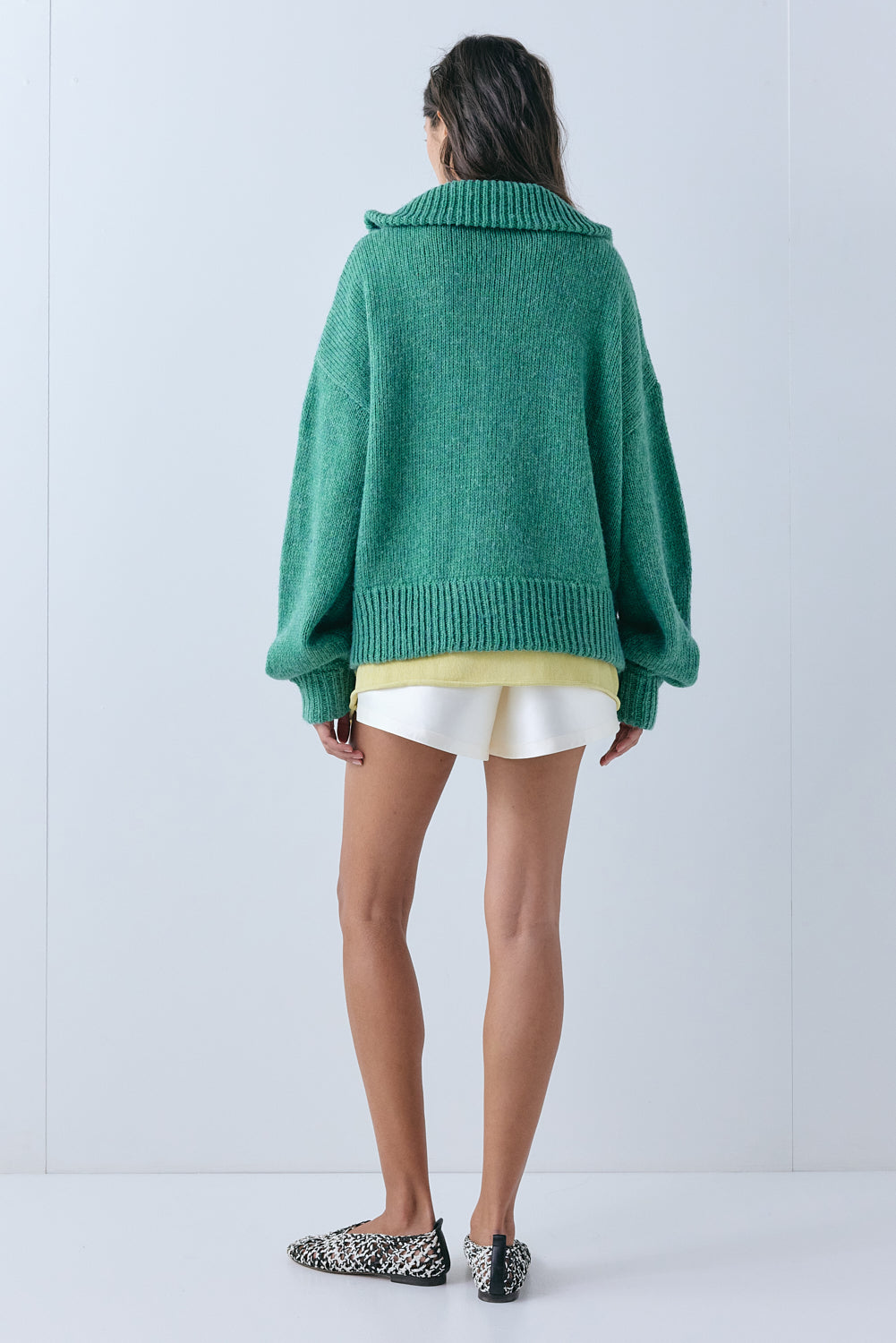 Saige Knit Jumper Forest 