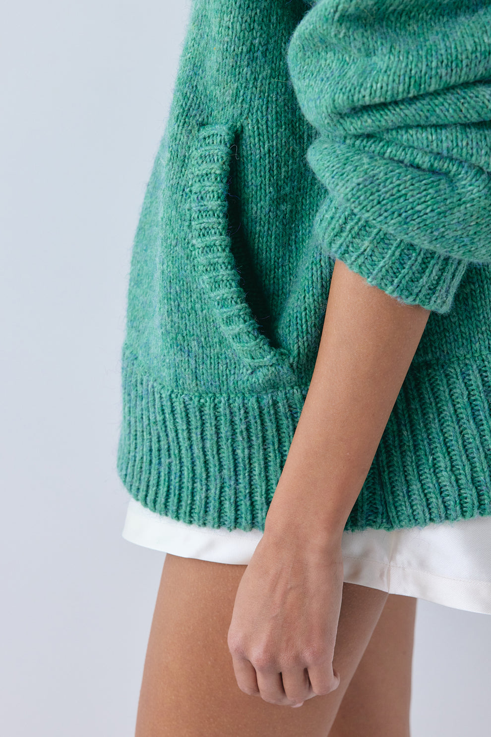 Saige Knit Jumper Forest 