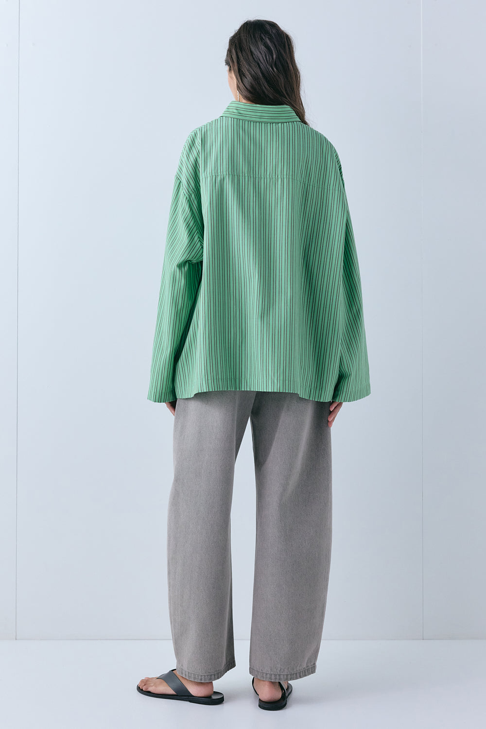 Vale Shirt Kelly Green Stripe