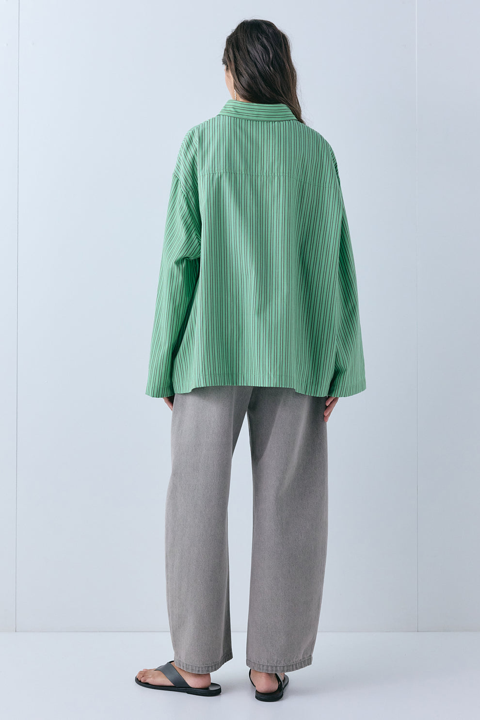Vale Shirt Kelly Green Stripe