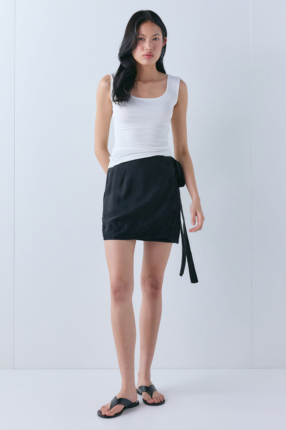 Nova Lace Mini Skirt Black - size:Ploy:AU 6 / US 2