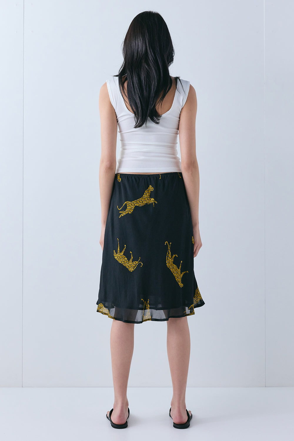 Marcia Midi Skirt Cheetah