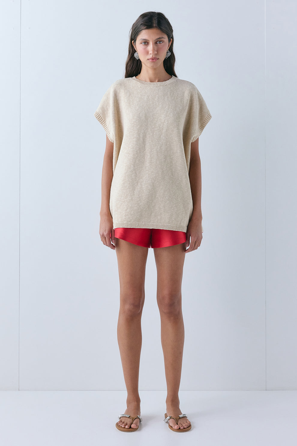 Palmer Knit Top Oat