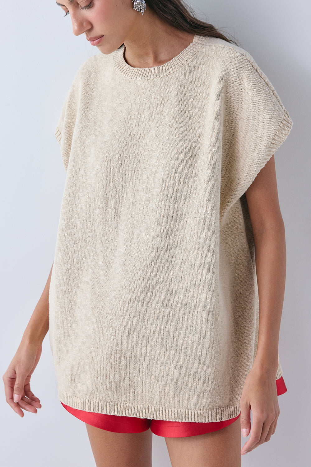 Palmer Knit Top Oat