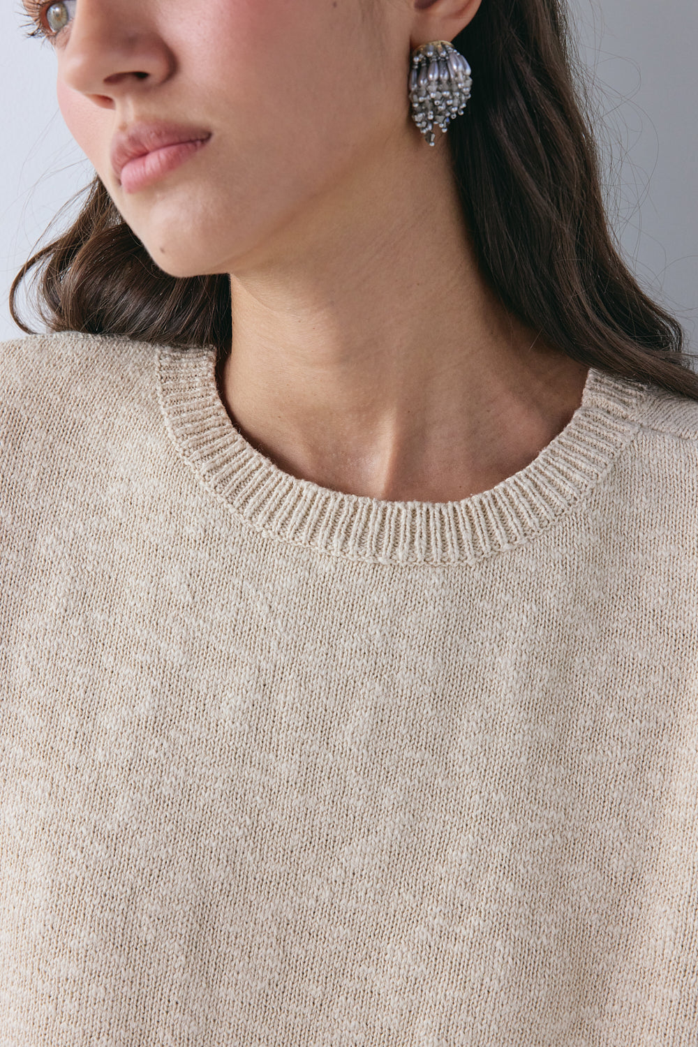 Palmer Knit Top Oat
