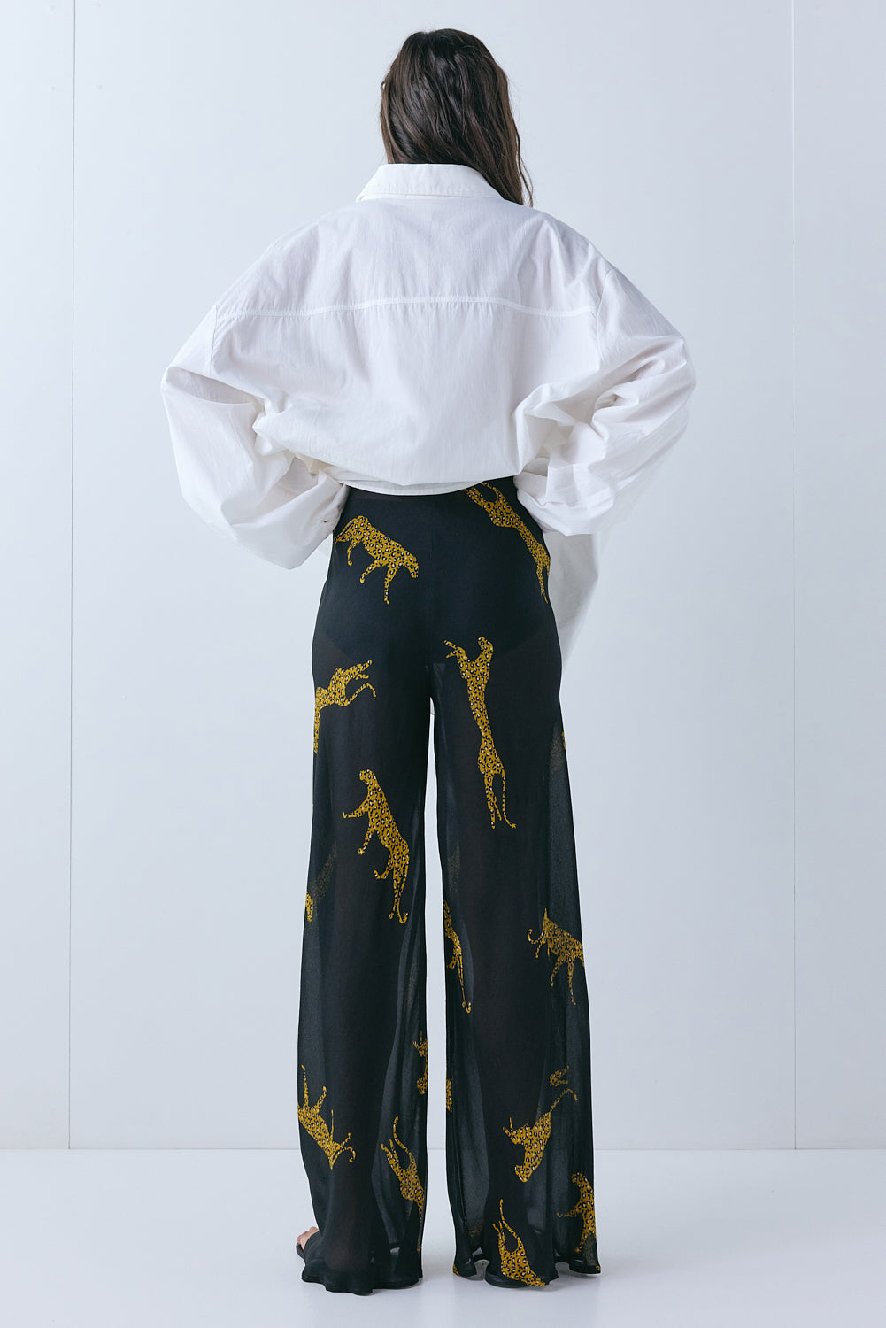 Jordan Sheer Pants Cheetah