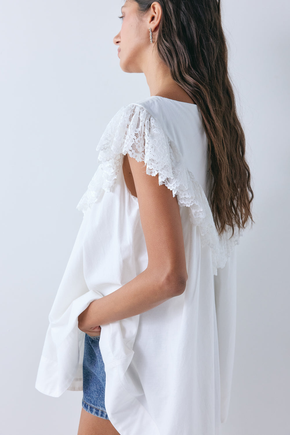 Juni Tunic Top White 