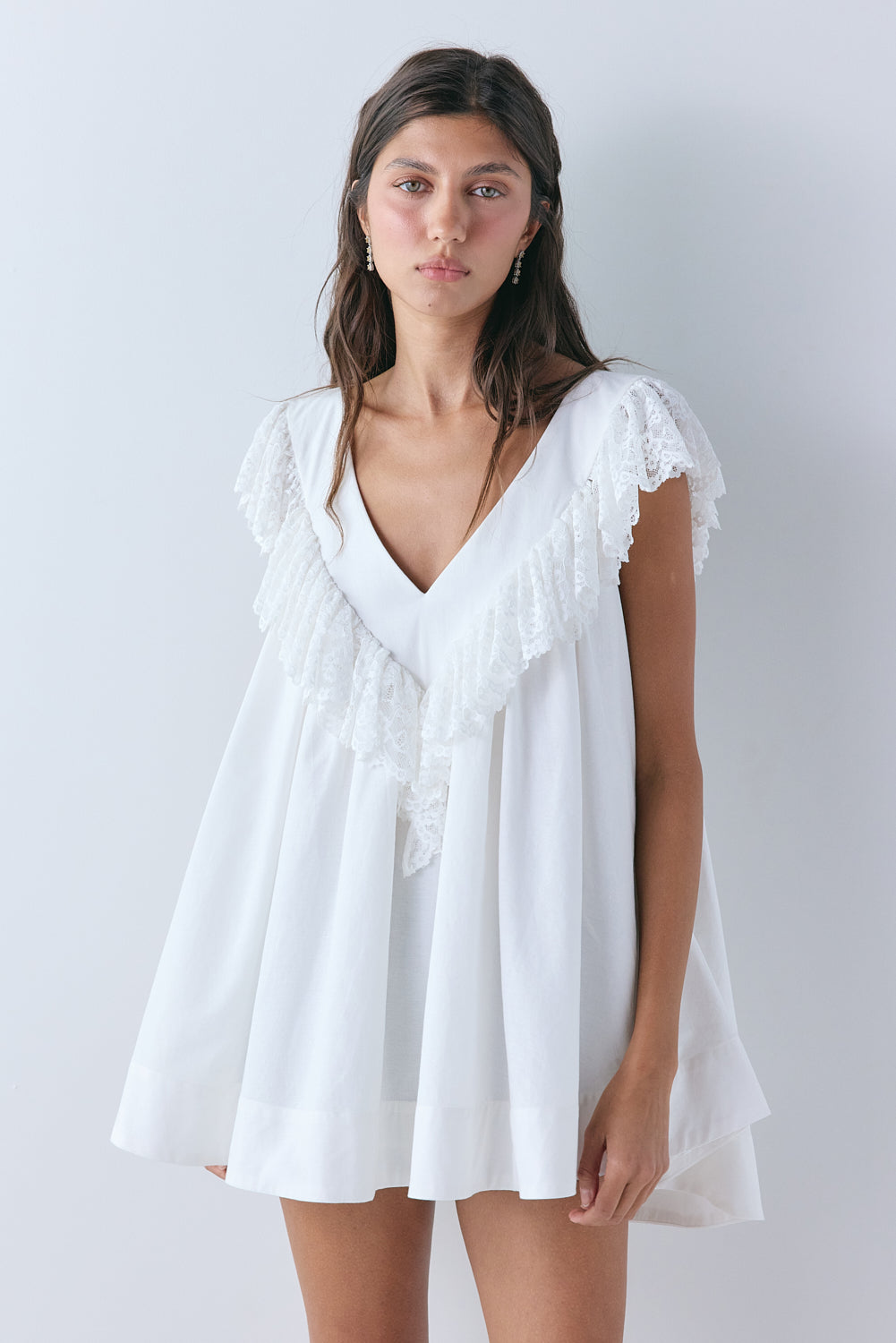Juni Tunic Top White - size:Aida:AU 6 / US 2