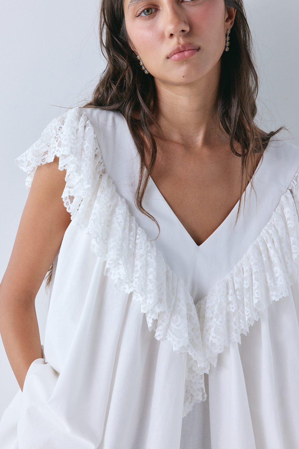 Juni Tunic Top White 