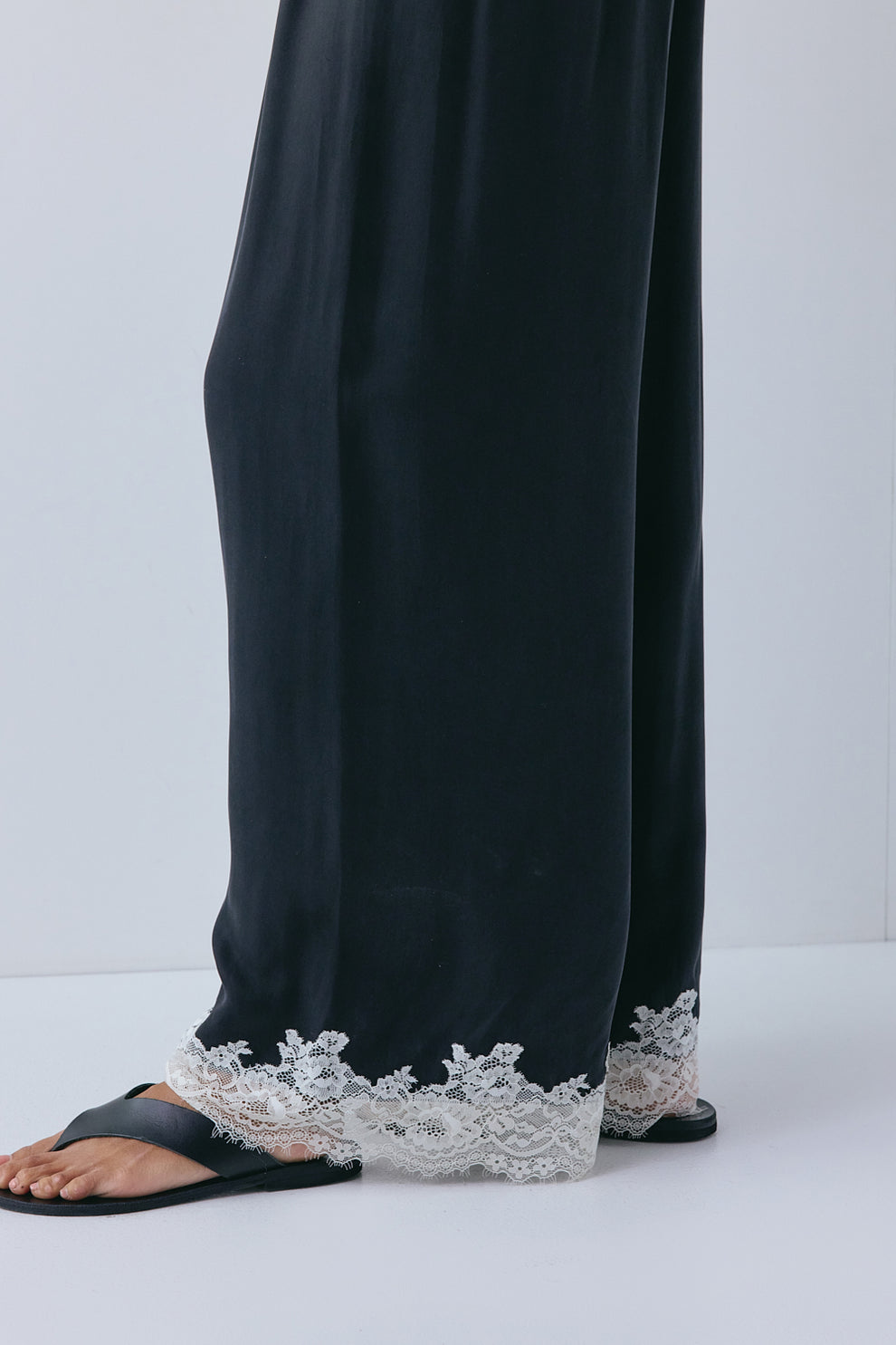 Rowie Lace Pants Black 