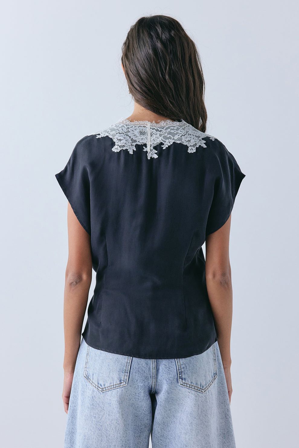 Felicity Lace Top Black 