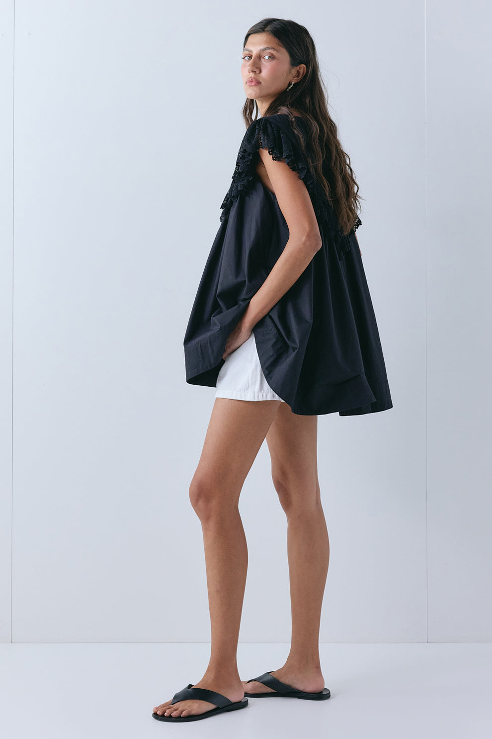 Juni Tunic Top Black 