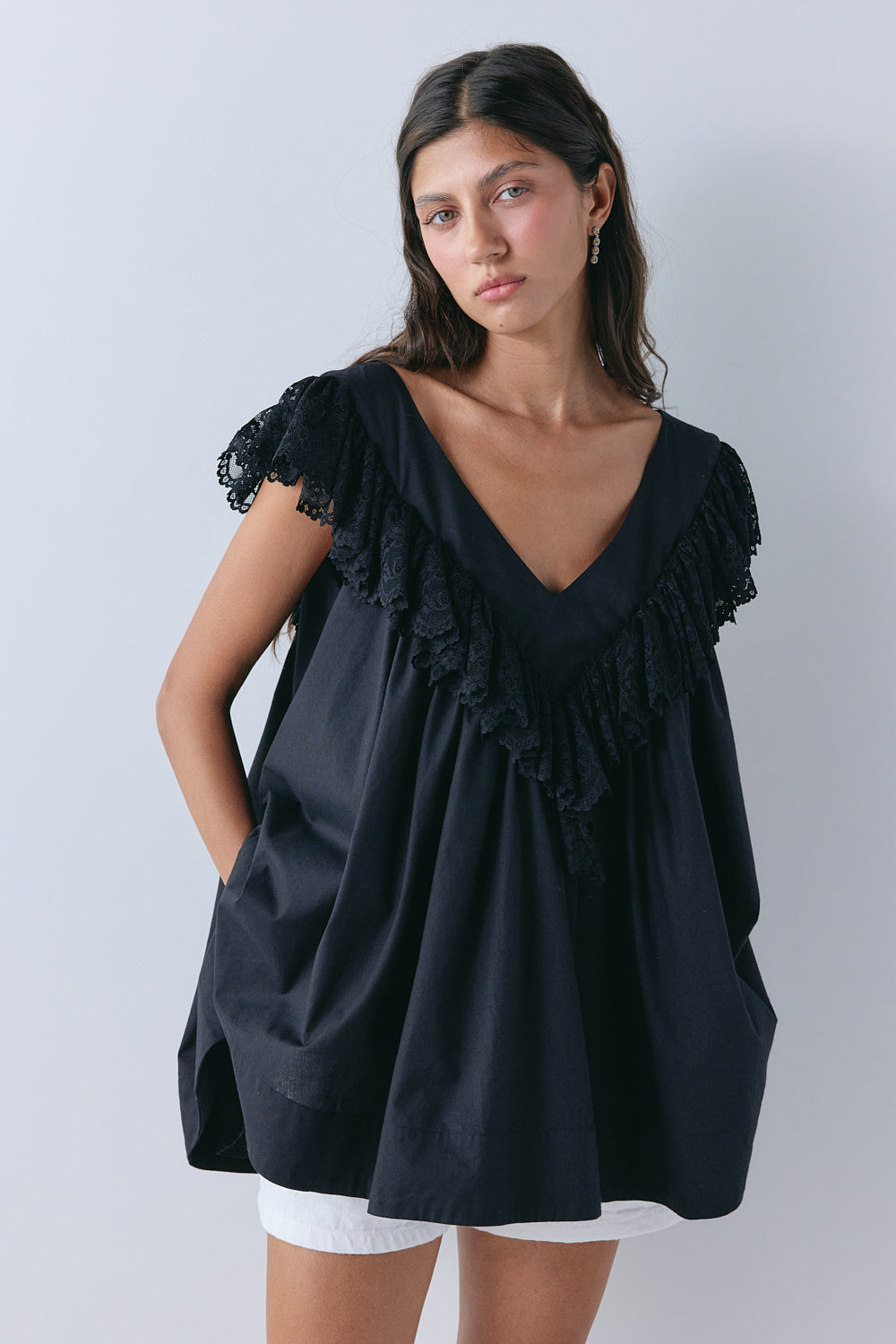 Juni Tunic Top Black 