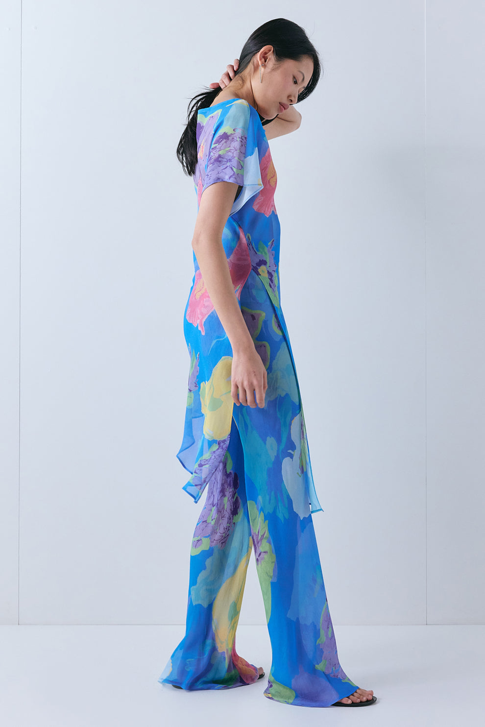 Mika Sheer Tunic Top Paloma
