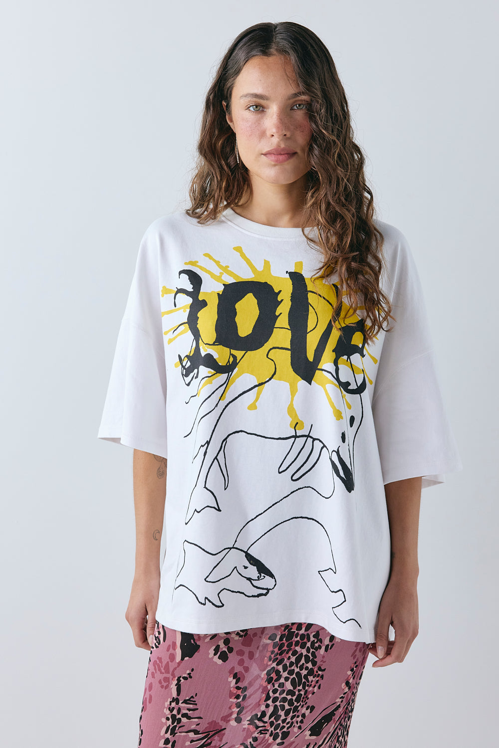 Ryder Jones Organic Cotton Tee Love - size:Stephanie:AU 6 / US 2