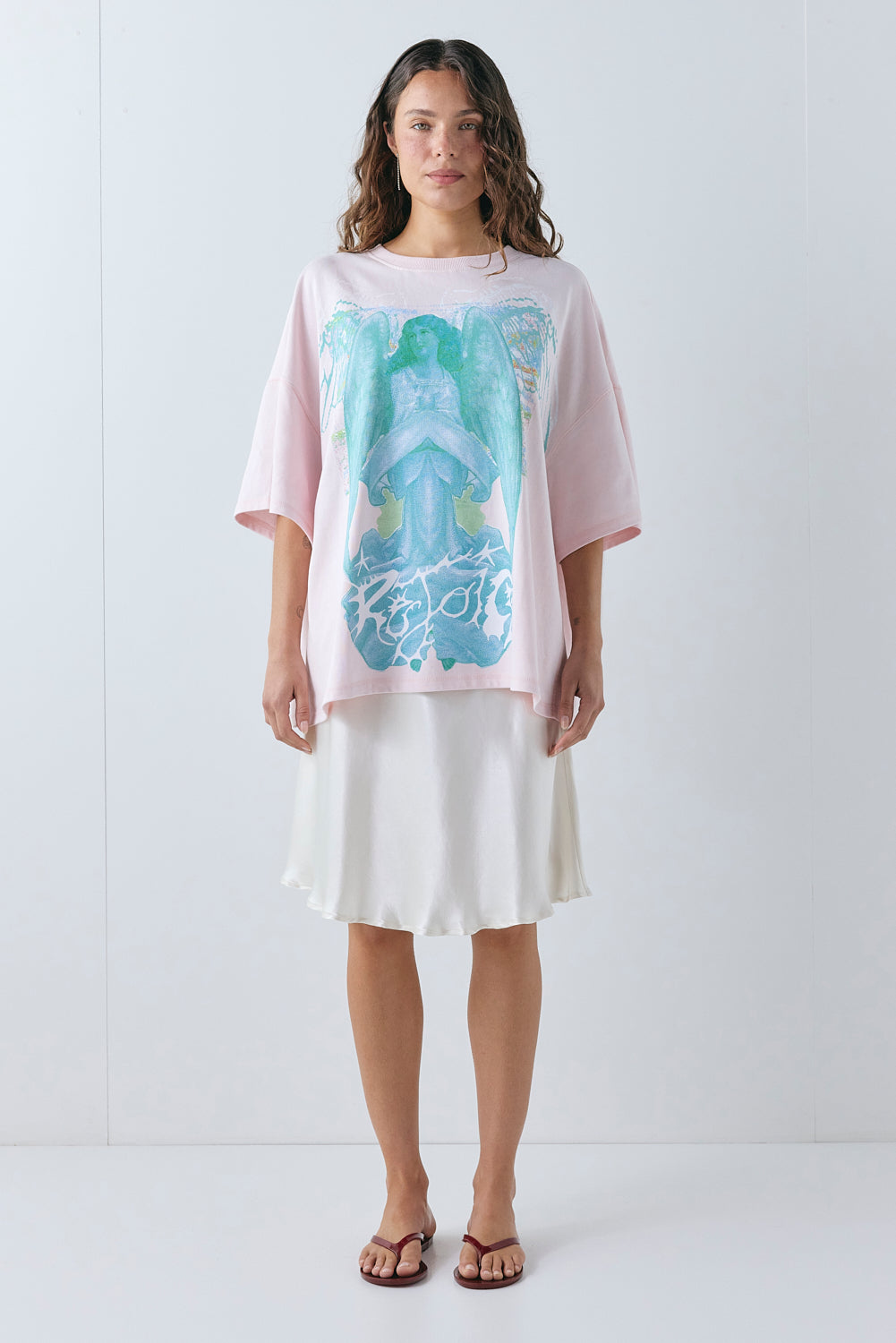 Ryder Jones Organic Cotton Tee Rejoice - size:Stephanie:AU 6 / US 2