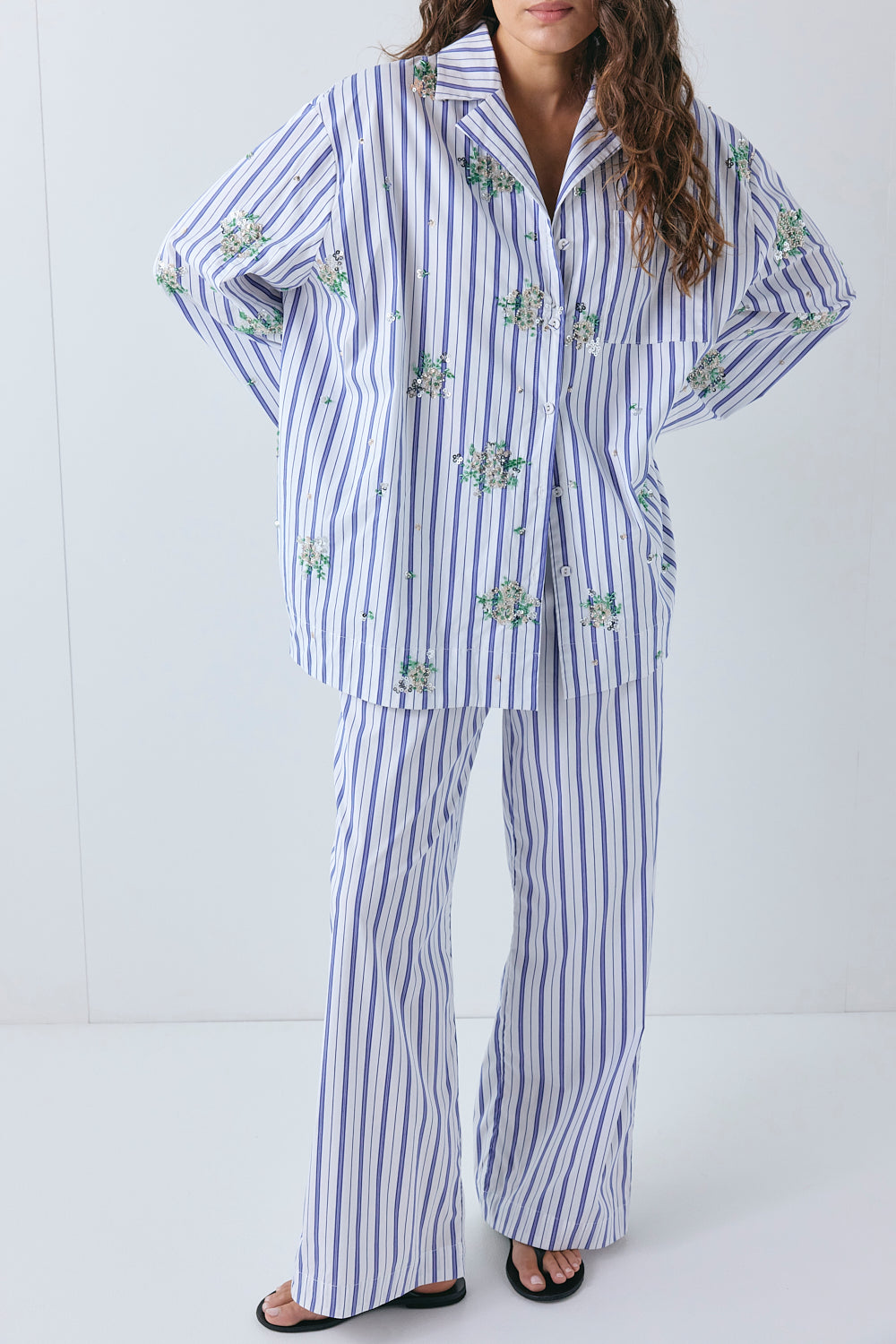 Luca Pants Blue Stripe 