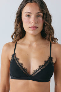 Vanessa Mesh Bralette Black