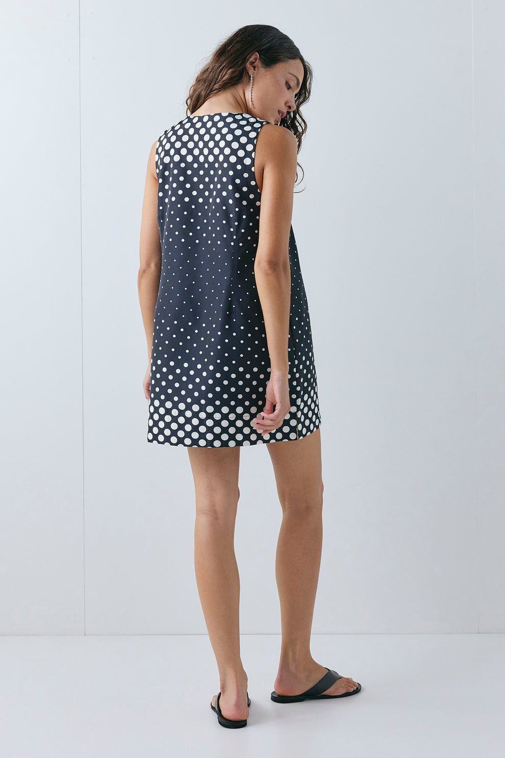 Porter Mini Dress Polka Dot