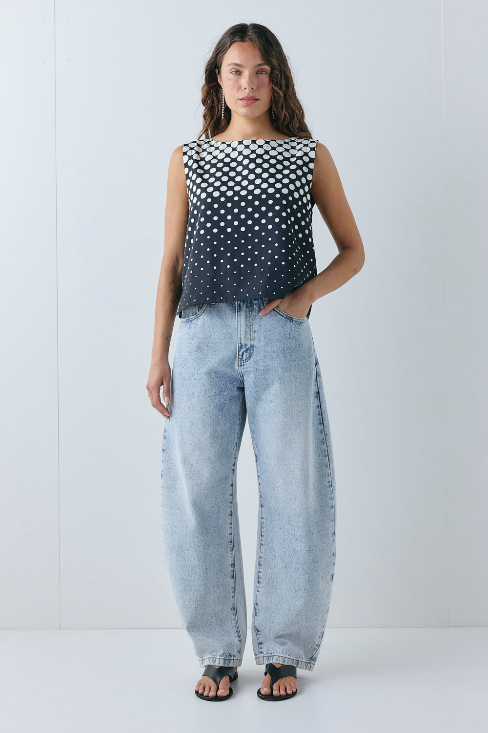 Vida Top Polka Dot - size:Stephanie:AU 6 / US 2