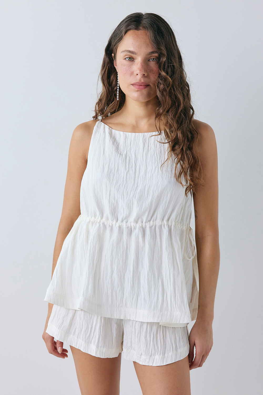 Indi Top Crinkle Cream