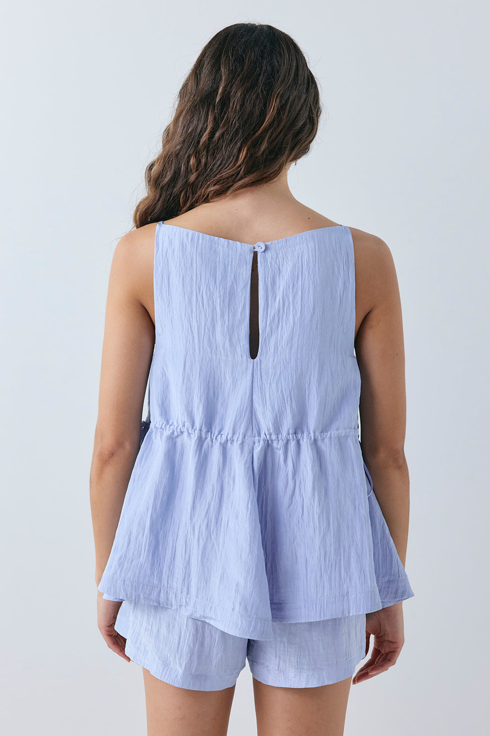 Indi Top Crinkle Blue 