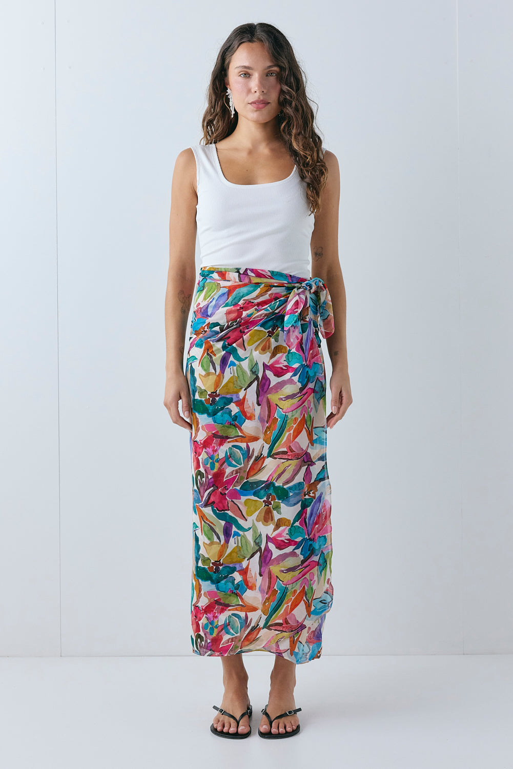 Zuri Sarong Fresco - size:Stephanie:XS