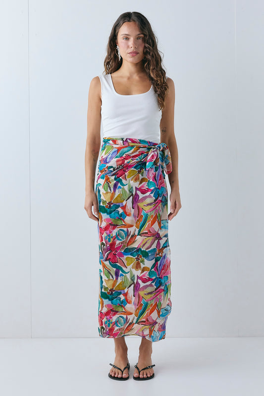 Zuri Sarong Fresco - size:Stephanie:XS