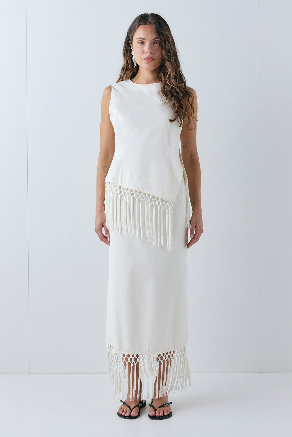 Marci Top Cream - size:Stephanie:AU 6 / US 2
