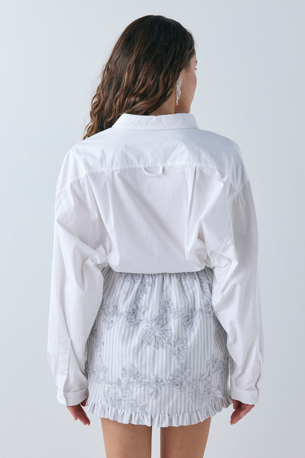 Rhode Skirt Blue Stripe