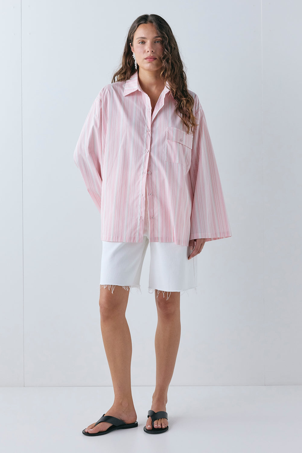 Vale Shirt Pink Stripe 