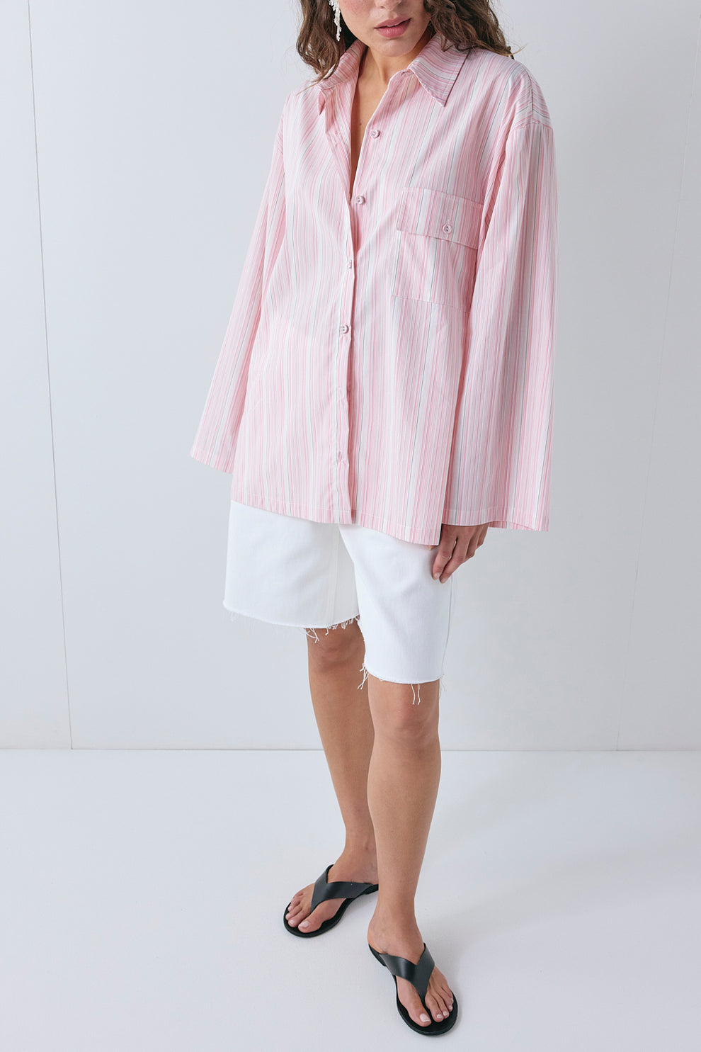 Vale Shirt Pink Stripe 