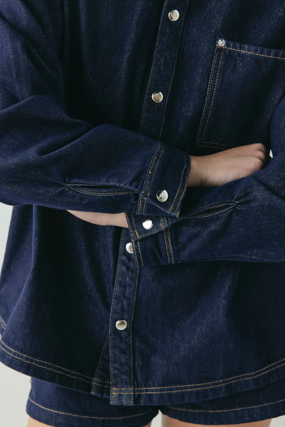 Jac Denim Utility Shirt Indigo