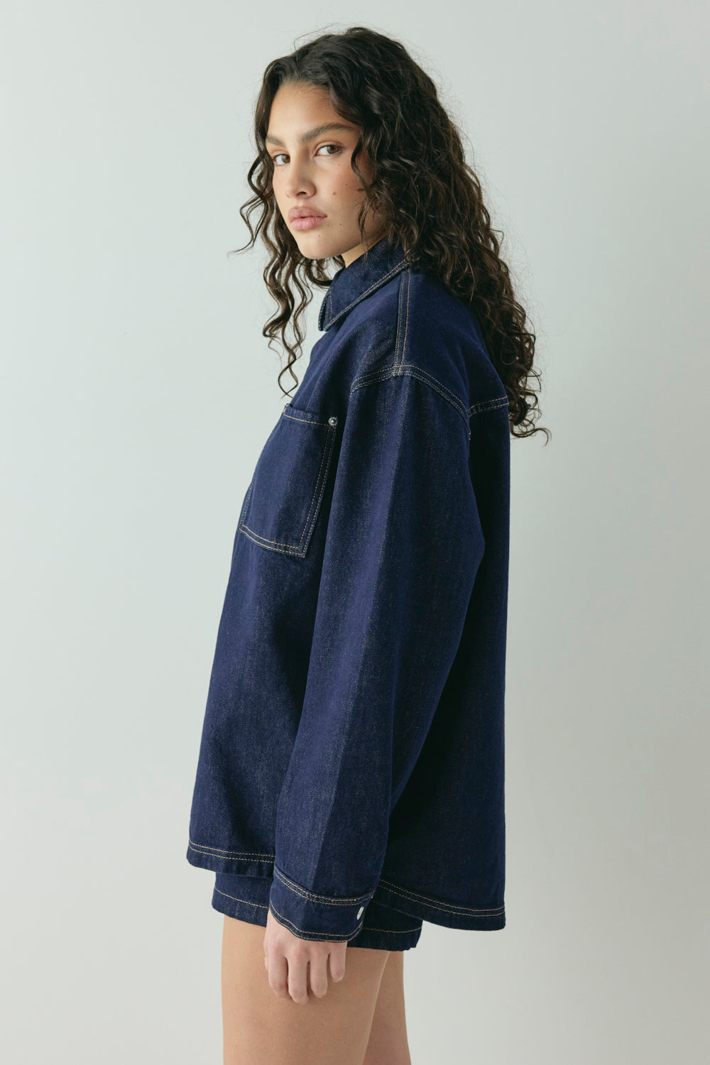 Jac Denim Utility Shirt Indigo