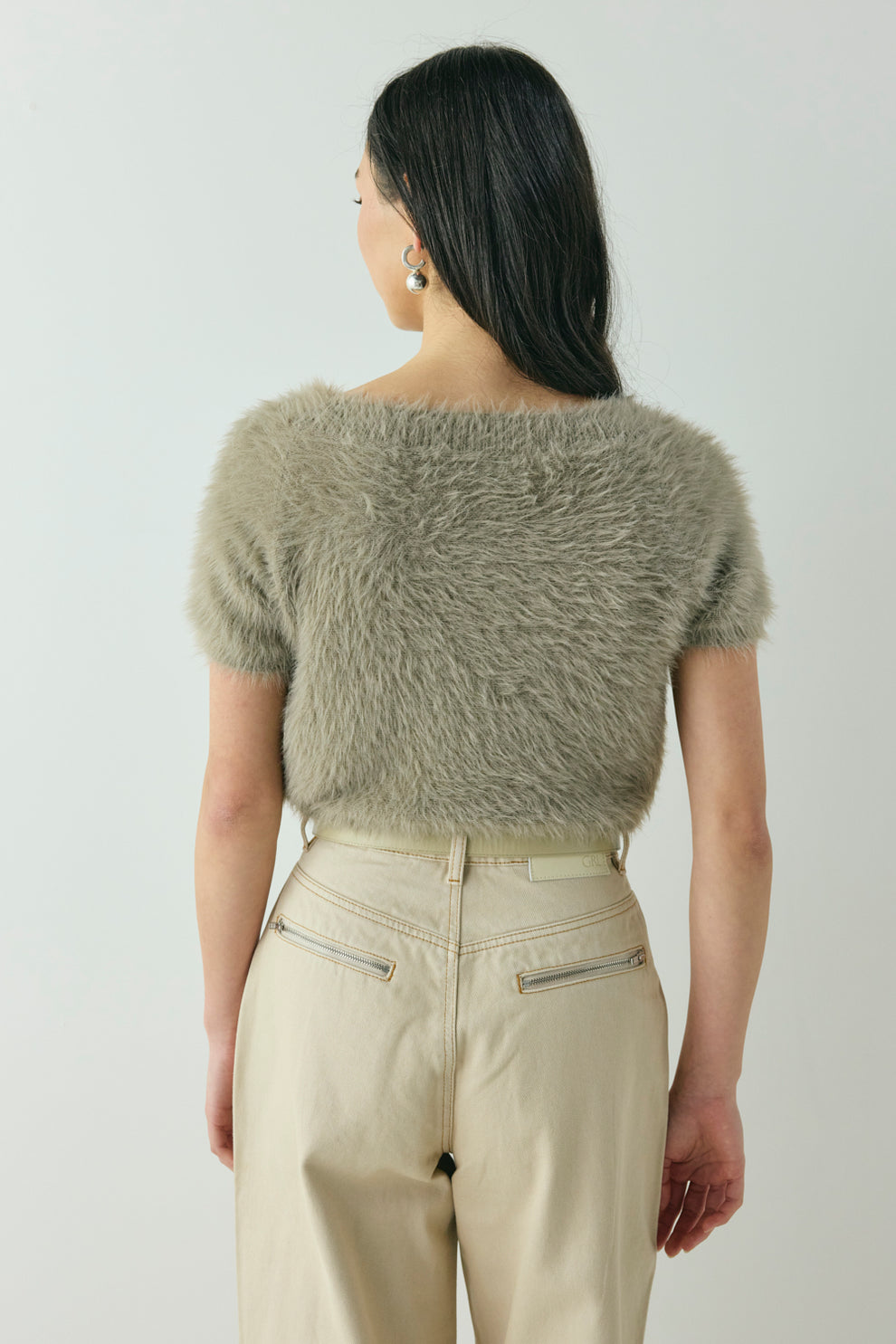 Nadine Knit Top Smoke