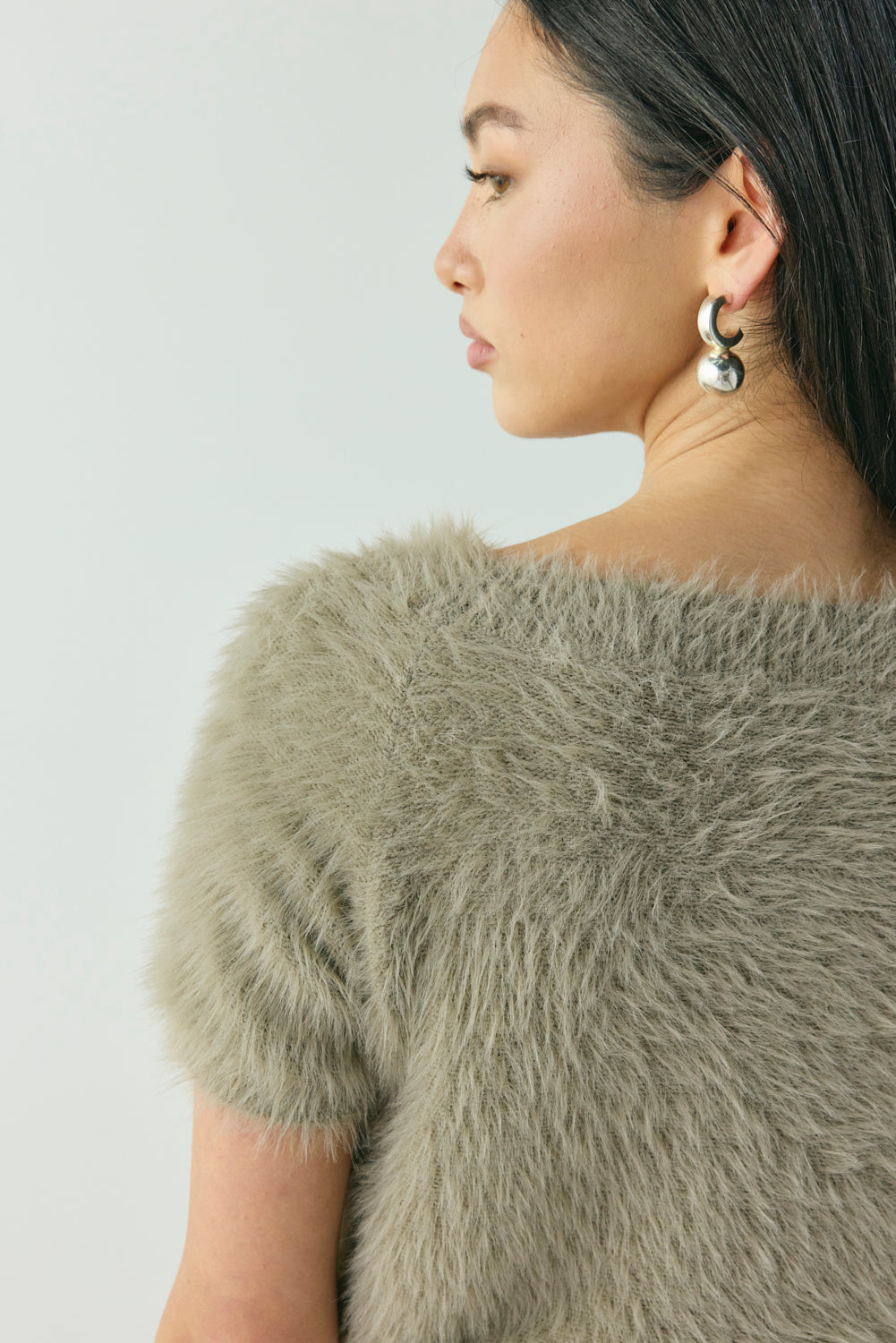 Nadine Knit Top Smoke