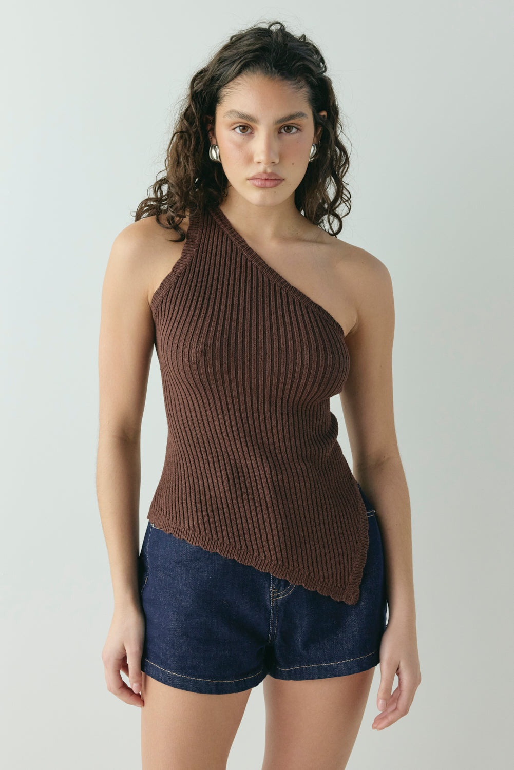 Joni Knit Top Chocolate - size:Kiara:S