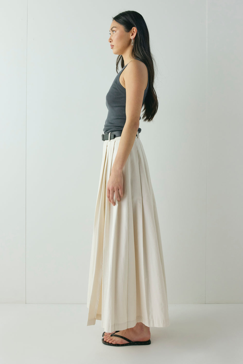 Delphi Maxi Skirt Cream