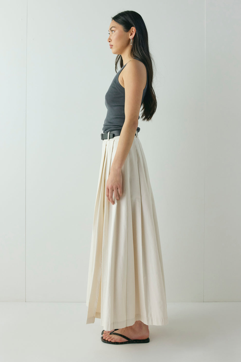 Delphi Maxi Skirt Cream